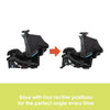 Baby Trend EZ Ride Travel System With EZ Lift Infant Car Seat Dash Pink One Hand Fold All Terrain Wheels