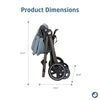 Maxi-Cosi Zelia Luxe 5-in-1 modular travel system with stroller, car seat, and accessories, designed for versatile family travel.