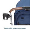 Maxi-Cosi Zelia Luxe 5-in-1 modular travel system with stroller and car seat, designed for versatile family travel.