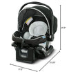 Graco SnugRide Lite LX Infant Car Seat Lightweight Rear Facing For Babies 4 To 30 Lb With Four Position Base LATCH