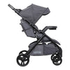 Baby Trend Passport cargo stroller with EZ-Lift infant car seat in pink bamboo, featuring adjustable handle and durable wheels.
