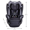 Evenflo Revolve360 Extend Rotational All In One Convertible Car Seat with 360 Degree Rotation and Extended Rear Facing