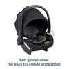 Maxi-Cosi Zelia Luxe 5-in-1 travel system with stroller, car seat, and accessories, designed for versatile family travel.