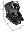 Safety 1st Smooth Ride travel system stroller with OnBoard FLX infant car seat, large canopy, foldable design, and ample storage.
