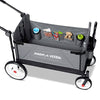 Red Radio Flyer wagon for kids, convertible stroller and rolling beach cart with wheels, suitable for toddlers ages 1+ years.