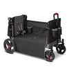 Red Radio Flyer wagon for kids with wheels, convertible stroller and rolling cart for toddlers aged 1 and up, outdoor toy.