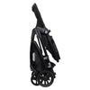 Baby Trend Passport 6-in-1 modular stroller travel system with EZ-Lift Plus infant car seat in dash black, showing the stroller and car seat.