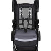 Baby Trend Passport cargo stroller with pink bamboo design and EZ-Lift infant car seat for travel and everyday use