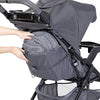 Baby Trend Passport Cargo Stroller travel system with EZ-Lift Plus infant car seat in pink bamboo, featuring a compact, lightweight design.