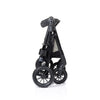 Evenflo Pivot Modular Travel System with LiteMax Preemie and Infant Car Seat in casual gray, showing the stroller and car seat together.