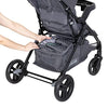 Baby Trend Passport Cargo stroller travel system with pink bamboo infant car seat and EZ-Lift Plus feature, suitable for babies.