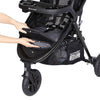 Baby Trend Passport Cargo Stroller travel system with pink bamboo infant car seat, featuring EZ-Lift Plus for easy transport.