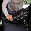 Baby Trend Passport cargo stroller with pink bamboo fabric and EZ-Lift infant car seat, featuring a compact travel system.