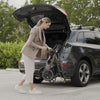 Maxi-Cosi Zelia Luxe 5-in-1 travel system with stroller, car seat, and accessories, designed for versatile family travel.