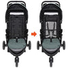 Baby Trend Passport Cargo Stroller travel system with pink bamboo infant car seat and EZ-Lift Plus feature