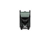 Lightweight Thule Spring 2 single child stroller with ventilated canopy and adjustable handlebar, shown in a compact fold.
