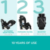 Evenflo Revolve360 Extend Rotational All In One Convertible Car Seat with 360 Degree Rotation and Extended Rear Facing