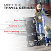 My Store gb Pockit+ All-Terrain lightweight travel stroller with canopy and reclining seat in Velvet Black on smooth surface.