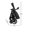 Evenflo Pivot NXT travel system with LiteMax NXT infant car seat in Latte Tan, featuring stroller and car seat components.