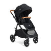 Joie Ginger and Mint Latch Travel System with infant car seat, stroller, all-terrain wheels, and built-in latch for easy installation