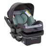 Baby Trend Passport cargo stroller with EZ-Lift Plus infant car seat in pink bamboo, featuring a sturdy frame and comfortable seating.