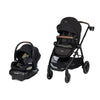 Maxi-Cosi Zelia Luxe 5-in-1 modular travel system with stroller, car seat, and foldable features for versatile baby travel.