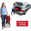 Red Radio Flyer wagon for kids, toddler stroller and rolling cart with wheels, outdoor toy for ages 1 and up.