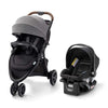Graco Outpace LX all-terrain 3-wheel baby stroller with rubber tires, foldable design, in-seat suspension, and travel system compatibility