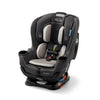 Graco Extend2Fit convertible baby car seat in Gotham color with adjustable extension panel for extra legroom, rear and forward facing.