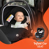 Baby Trend infant and toddler double stroller with car seat, lightweight and portable, in Stormy color, tandem travel system.