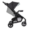 Baby Trend Passport cargo stroller with pink bamboo pattern, EZ-Lift infant car seat attached, suitable for travel and everyday use.