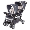 Baby Trend infant and toddler double stroller and car seat combo in Stormy, lightweight, portable travel system with tandem design.