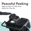 My Store BOB Gear Revolution Flex 3.0 Duallie jogging stroller in graphite black with two seats and adjustable canopy.