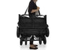 Jeep Destination Ultralight Side-by-Side Double Stroller in Midnight, compact and lightweight for convenient family outings.