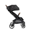 Joie Nutmeg compact stroller in shale color, lightweight design with one-hand fold, suitable for easy travel and daily use