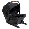 Joie Ginger and Mint Latch Travel System with infant car seat, stroller, and all-terrain wheels in Shale Dark, built-in Latch system for easy install.