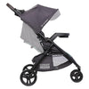 Baby Trend Passport Cargo stroller travel system with pink bamboo fabric, EZ-Lift Plus infant car seat attached, and adjustable handle