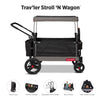 Red Radio Flyer wagon for kids with wheels, convertible stroller and rolling cart, suitable for toddlers ages 1 and up.