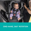 Evenflo Revolve360 Extend Rotational All In One Convertible Car Seat with 360 Degree Rotation and Extended Rear Facing
