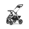 Chicco Bravo 3-in-1 travel system with quick-fold stroller, KeyFit 30 infant car seat, and base in Camden/Black color.