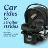 Graco Modes Element Canter travel system stroller with car seat and adjustable handle, designed for versatile infant and toddler travel.
