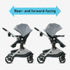 Graco Modes Nest 3-in-1 travel system with adjustable infant car seat and stroller, includes SnugRide DLX infant car seat.