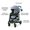 My Store Graco Modes Pramette travel system with infant car seat and toddler stroller, includes SnugRide 35 car seat in Ellington color.