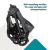 Safety 1st Smooth Ride travel system stroller with OnBoard FLX infant car seat, large canopy, ample storage, foldable, rear-facing.