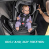 Evenflo Revolve360 Extend Rotational All In One Convertible Car Seat with 360 Degree Rotation and Extended Rear Facing