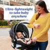 Graco SnugRide Lite LX Infant Car Seat Lightweight Rear Facing For Babies 4 To 30 Lb With Four Position Base LATCH