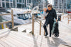 Thule Spring 2 single child stroller with ventilated canopy, adjustable handlebar, lightweight design, and compact fold.