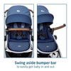 Maxi-Cosi Zelia Luxe 5-in-1 modular travel system with stroller and car seat, designed for versatile family travel.