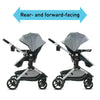 Graco Modes Nest 3-in-1 travel system with SnugRide DLX infant car seat and adjustable stroller for infants and toddlers.