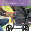 Baby Trend EZ Ride Travel System With EZ Lift Infant Car Seat Dash Pink One Hand Fold All Terrain Wheels